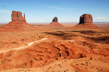 View into Monument Valley from Visitor Center