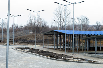 construction of a large new dog shelter