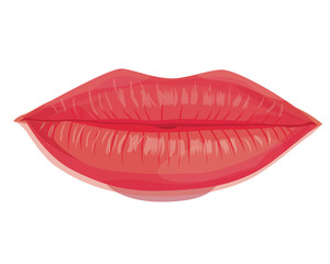 lovely lip vector design