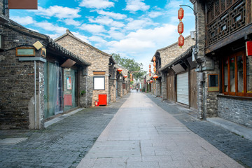 Ancient City Street of Yangzhou, China..