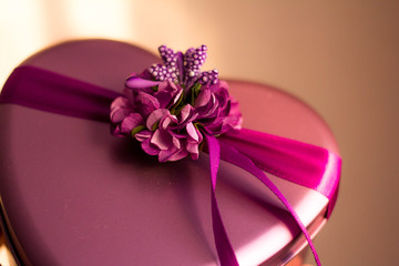Abstract photo. Gift box