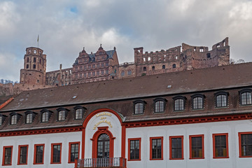 Fototapeta premium Winter in Heidelberg