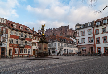 Fototapeta na wymiar Winter in Heidelberg