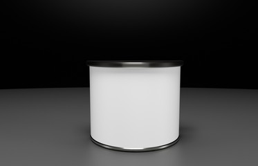 White blan exhibit promotional counter advertising POS POI PVC booth, Retail Trade Stand Isolated on the white background. Mock Up Template For Your Design