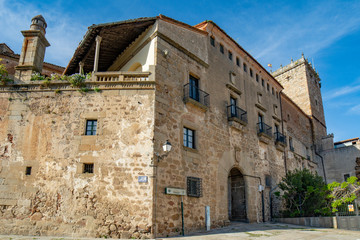 Fototapeta na wymiar Mirabel palace in Plasencia, Spain