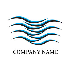 Creative logo template with white background.