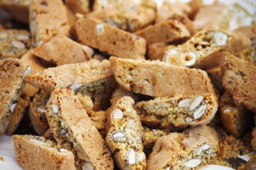 Traditional italian Cantuccini cookies