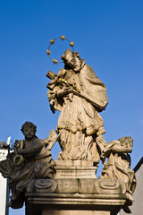 Obraz premium Poland, Poznan - Jan Nepomucen monument