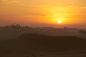 Sonnenaufgang in der Wüste