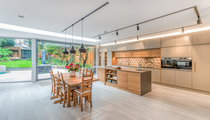 dining room with table and chairs