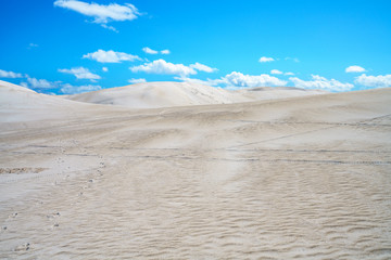 white lancelin sand dunes, western australia 6