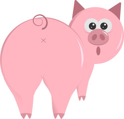 The Fat Little Pig. Chinese New Year. The year of the pig. 