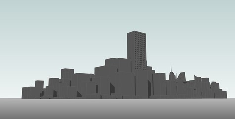 Naklejka premium Abstract architectral drawing sketch,Illustration