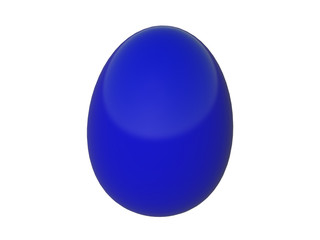 Easter egg on white background 