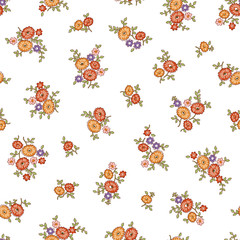 Pattern of the small flower,