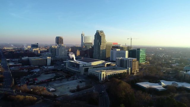 Downtown Raleigh North Carolina Aerial