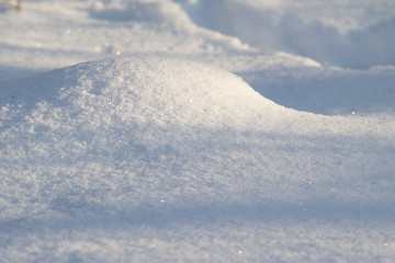 winter snow as a background