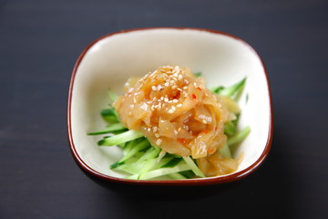 中華風クラゲの和え物