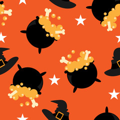 Halloween seamless pattern.