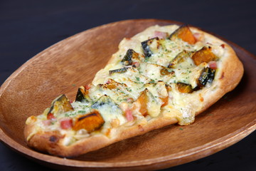 かぼちゃのピザ