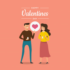 Happy valentines day  background