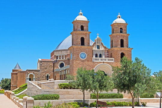 St. Francis Xavier Cathedral the main place of Catholic worship in Geraldton. Building started in 1916 and the cathedral was opened in 1938.
