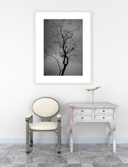 picture frame interior 3d rendering