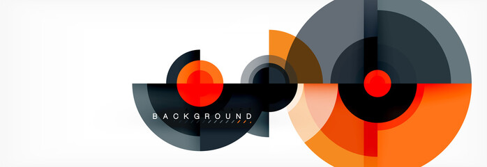 Obraz premium Modern circle background