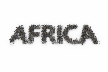 Large group of people standing together