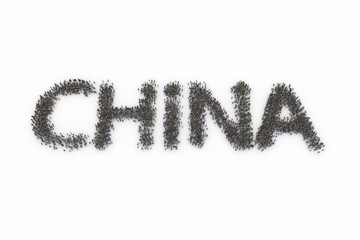 Large group of people standing together