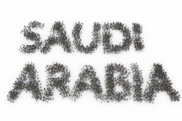 Large group of people standing together