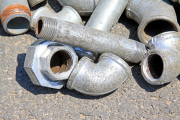 metal elbow thread mouth