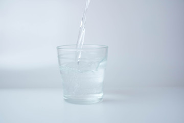 Water glass filling up 3