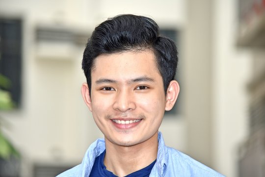 Smiling Handsome Filipino Male