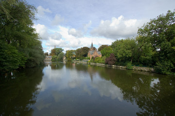 river view in brugge