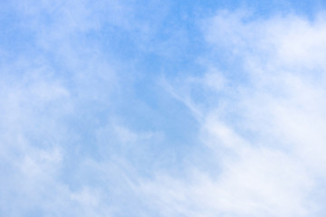 The sky is full of moving clouds. Feel free and enthusiastic. Suitable to use as a background image.