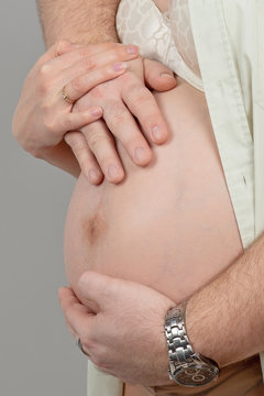 Portrait of a pregnant woman