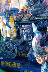 Fototapeta premium Niebieska Świątynia Chiang Rai