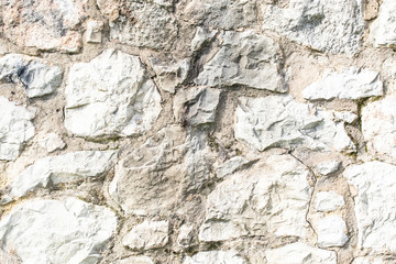 Gray stone wall background.