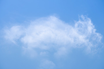 The sky is full of moving clouds. Feel free and enthusiastic. Suitable to use as a background image.