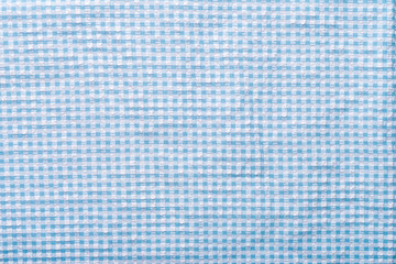 Closeup of light blue colored fabric