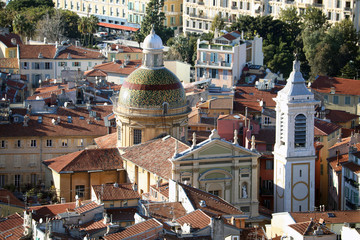 Cathedral Sainte-Reparade In The Old Town Of Nice France