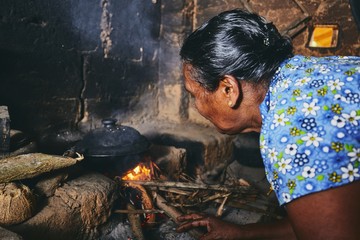 Old home kitchen in Sri Lanka