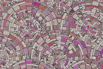 purple colored mosaic wall floor background