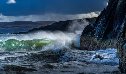 Dramatic Sea in Scotland