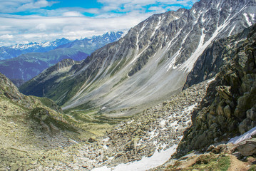 Tour de Mont Blanc, Alpy, Szwajcaria , Europa
