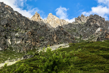 Tour de Mont Blanc. Szwajcaria, Alpy, Europa