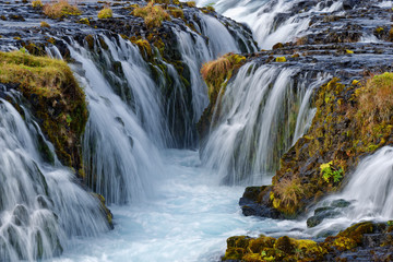 Fototapeta premium Detail vom Bruarfoss, Island