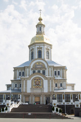 Fototapeta na wymiar Church of the Holy Trinity Seraphim-Diveevo Monastery, Russia
