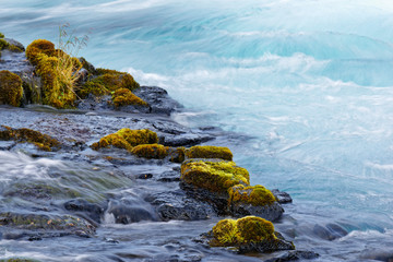 Detail vom Bruarfoss, Island
